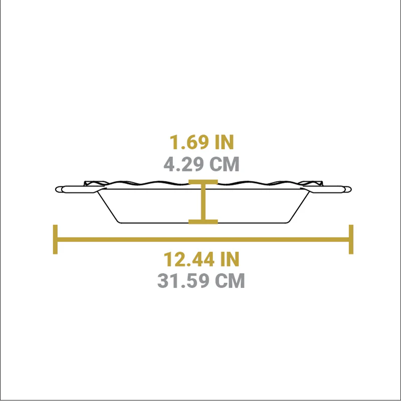 Lodge 9" Seasoned Cast Iron Pie Pan