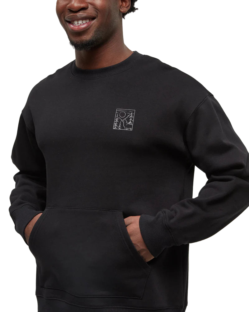TenTree Boreal Wolf Relaxed Crew - Mens