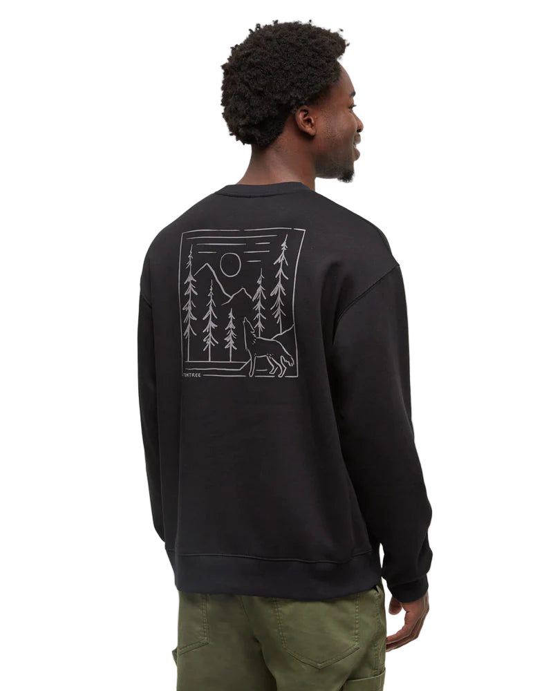 TenTree Boreal Wolf Relaxed Crew - Mens