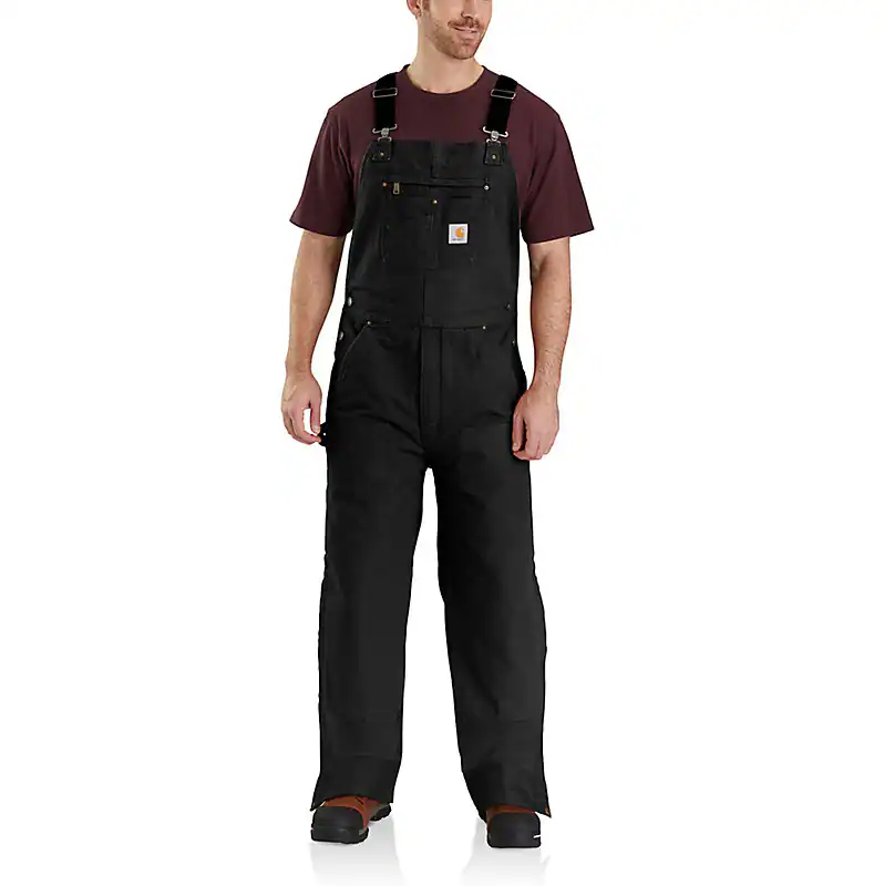 Carhartt Duck Bib Insulated Overalls - Tall - Mens