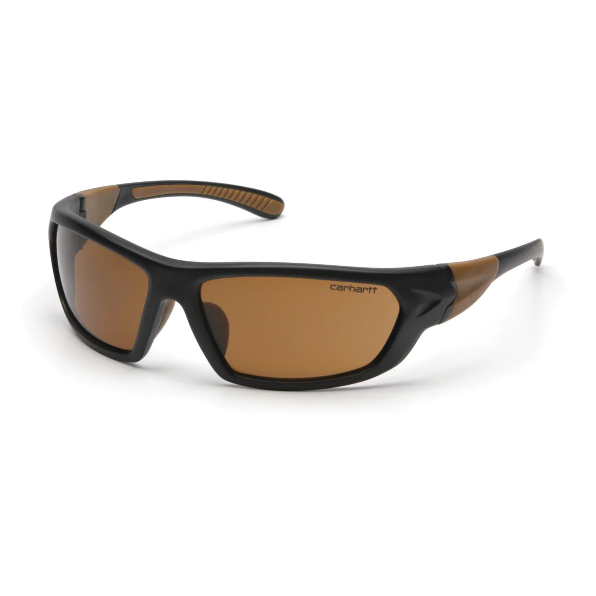 Carhartt Carbondale Safety Glasses with Black Frame & Sandstone Bronze Lens