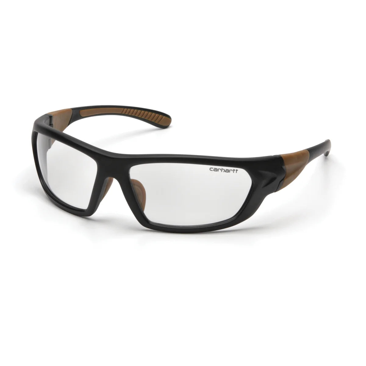 Carhartt Carbondale Safety Glasses with Black Frame & Clear Lens