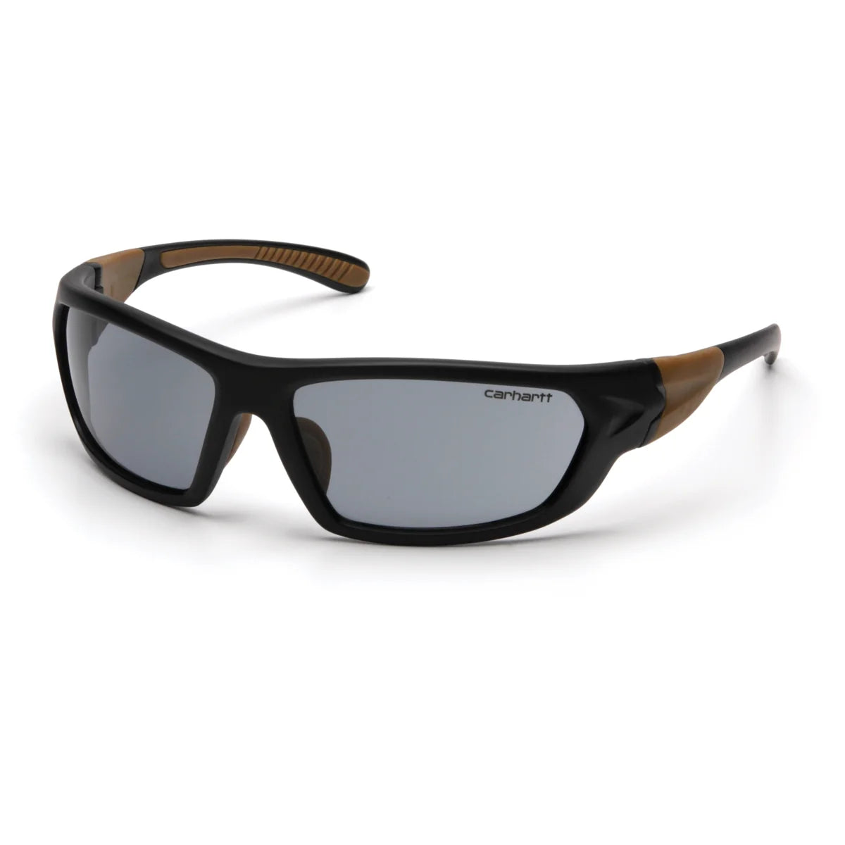 Carhartt Carbondale Safety Glasses with Black Frame & Gray Lens