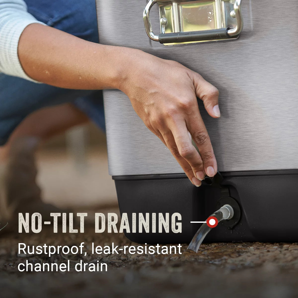 Coleman Reunion Stainless Steel Cooler 54Qt