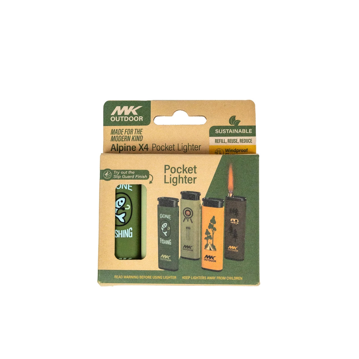 Explore Pocket Lighter (Pack of 4)