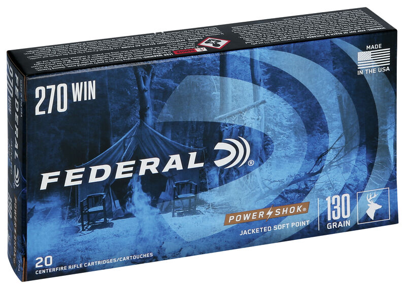 Federal Power-Shok .270Win / 130Gr JSP