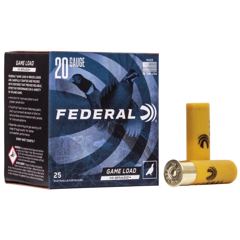 Federal Game Load Upland Hi-Brass - 20GA - 2 3/4 - 6