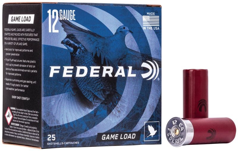 Federal Game Load Upland - 12GA - 2 3/4" - 7.5