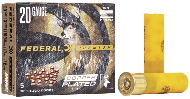 Federal Buckshot - 20GA - 3" - 2 Buck