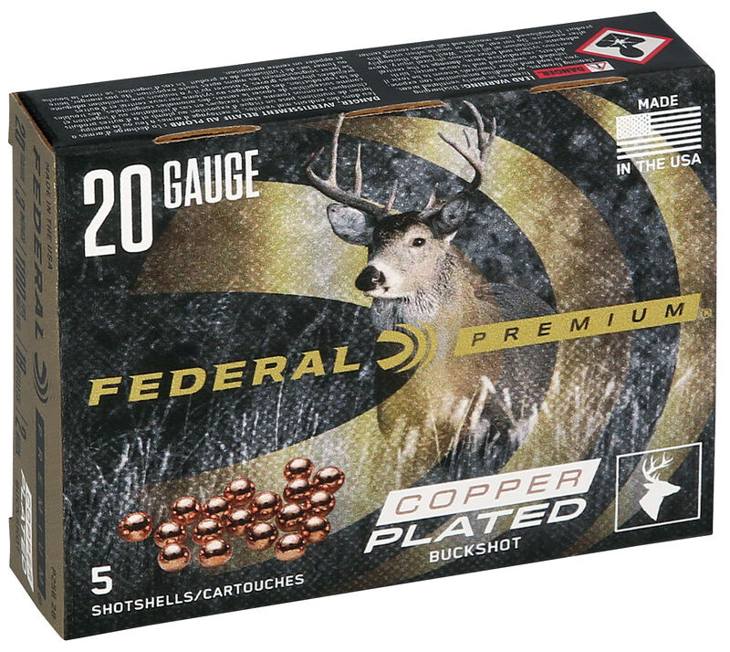 Federal Buckshot - 20GA - 3" - 2 Buck