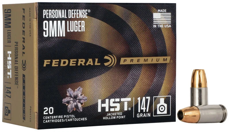 Federal Personal Defense HST 9mm / 147gr