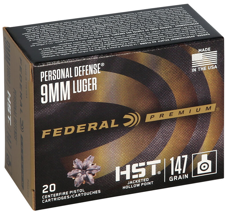 Federal Personal Defense HST 9mm / 147gr