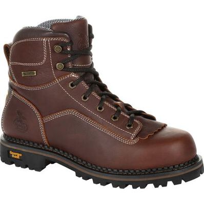 Georgia 6" Logger AMP LT - Waterproof - Wide - Mens