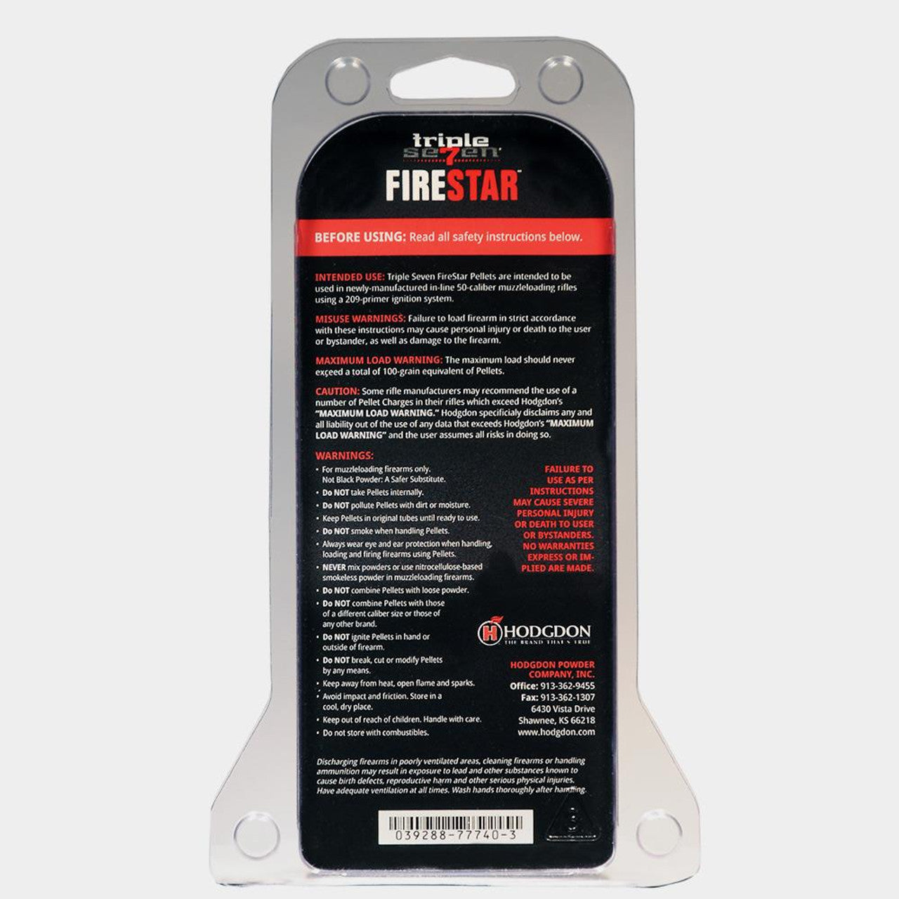 Hodgdon T7 Fire Star Pellet - FIRESTAR