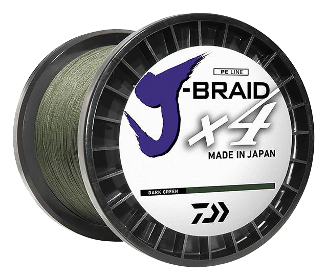 Daiwa J-Braid X4 Braided Line 150 Yards