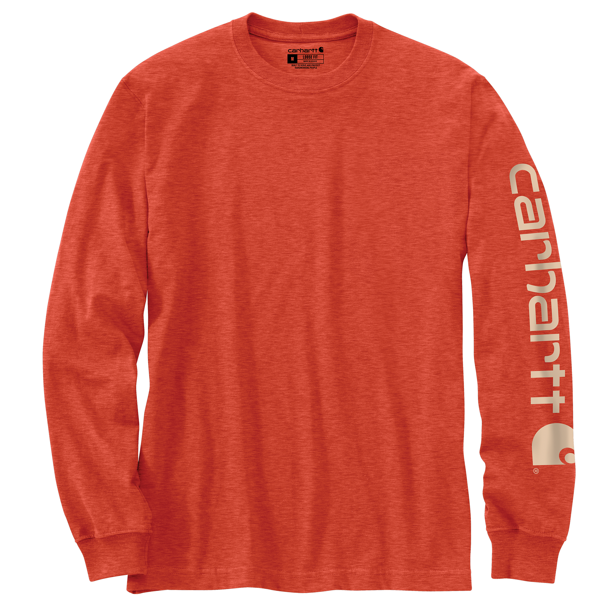 Carhartt Heavyweight Graphic Logo Long Sleeve - Mens