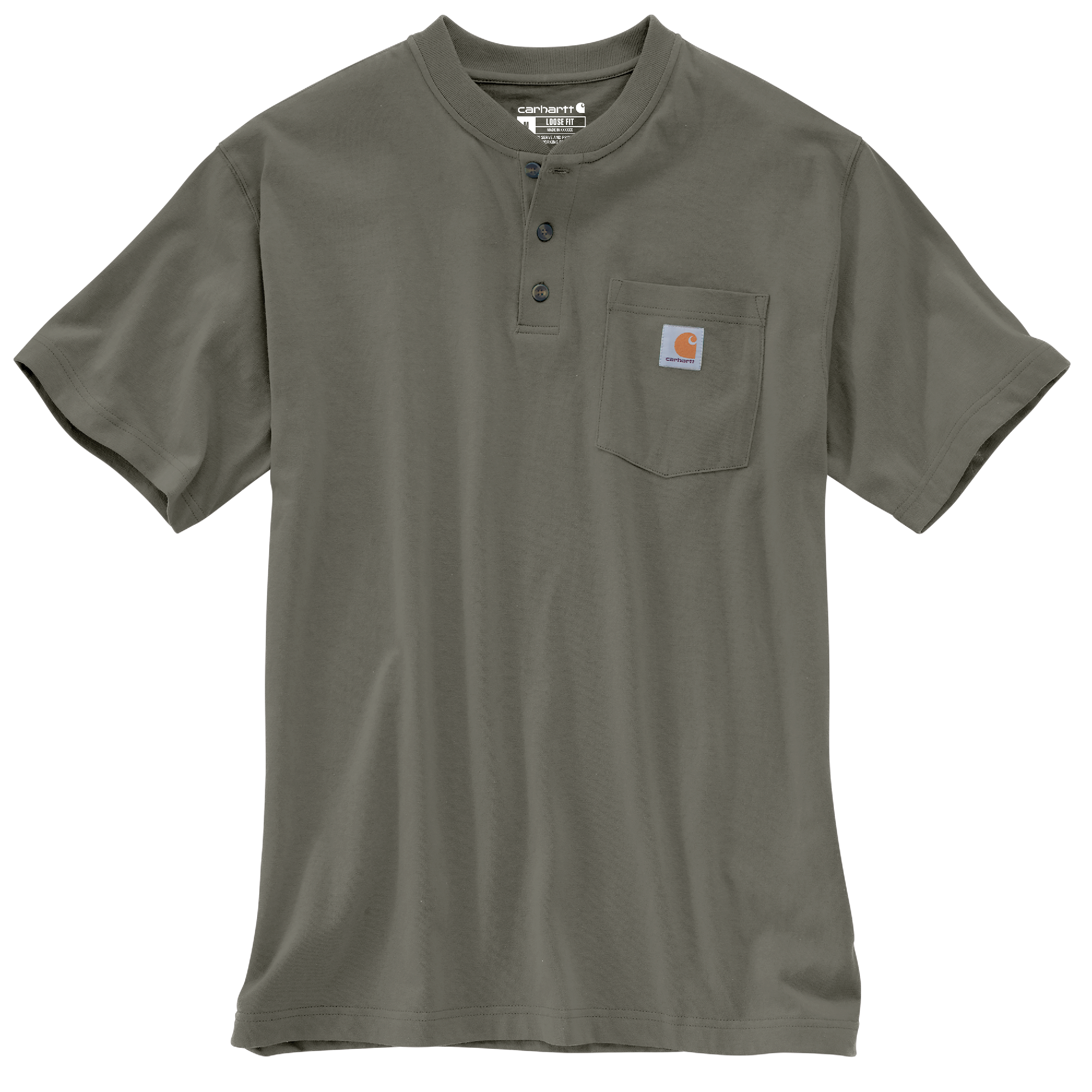 Carhartt Heavyweight Henley Pocket T-Shirt - Mens