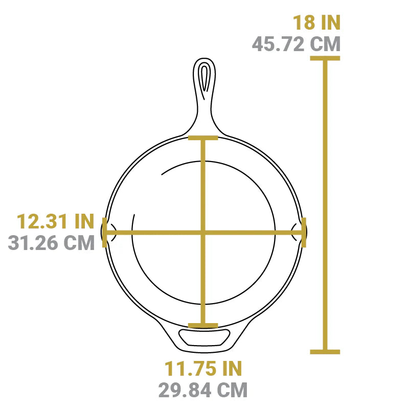 Lodge Wildlife Series™ 12" Cast Iron Bear Skillet