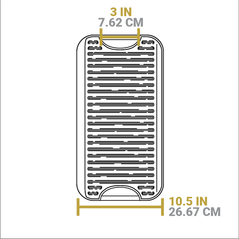 Lodge 20 x 10.5" Pro-Grid Reversible Grill / Griddle