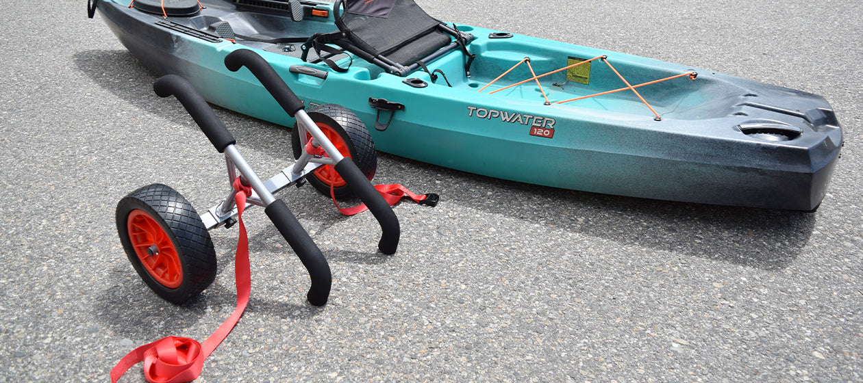 Malone Traverse HD Bunk Style Canoe/Kayak Cart- No-Flat Tires