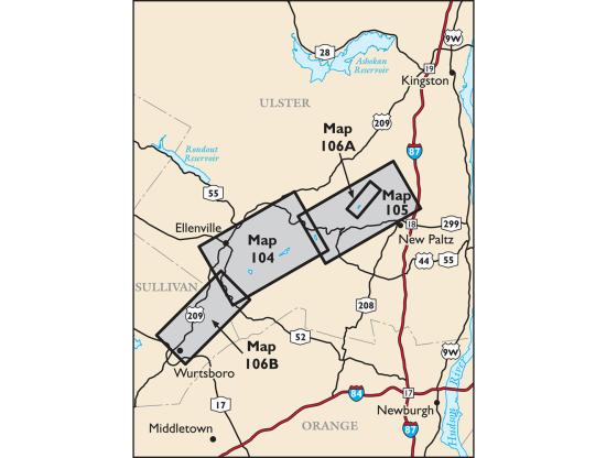NYNJTC Shawangunk Trail Map - 12th Edition