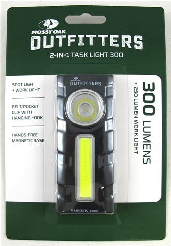 Mossy Oak Outfitters 2-in-1 Task Light 300