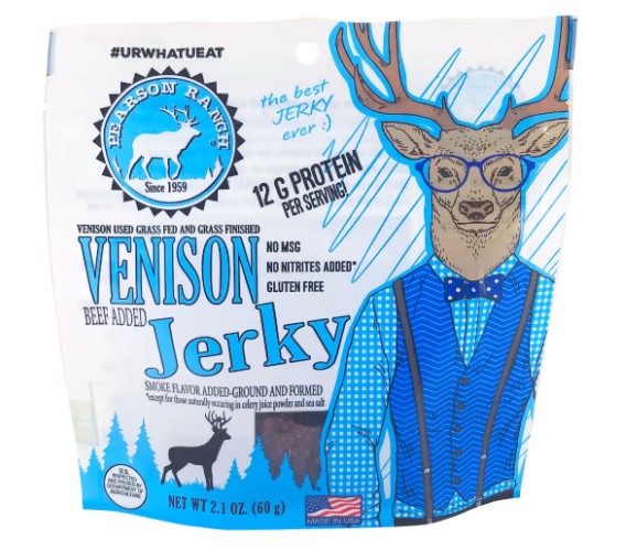 Pearson Ranch 2.1 Oz. All-Natural Venison Jerky
