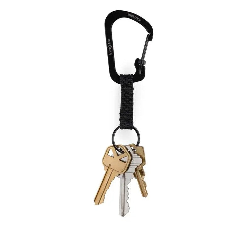 Nite Ize SlideLock Stainless Steel Carabiner Key Ring