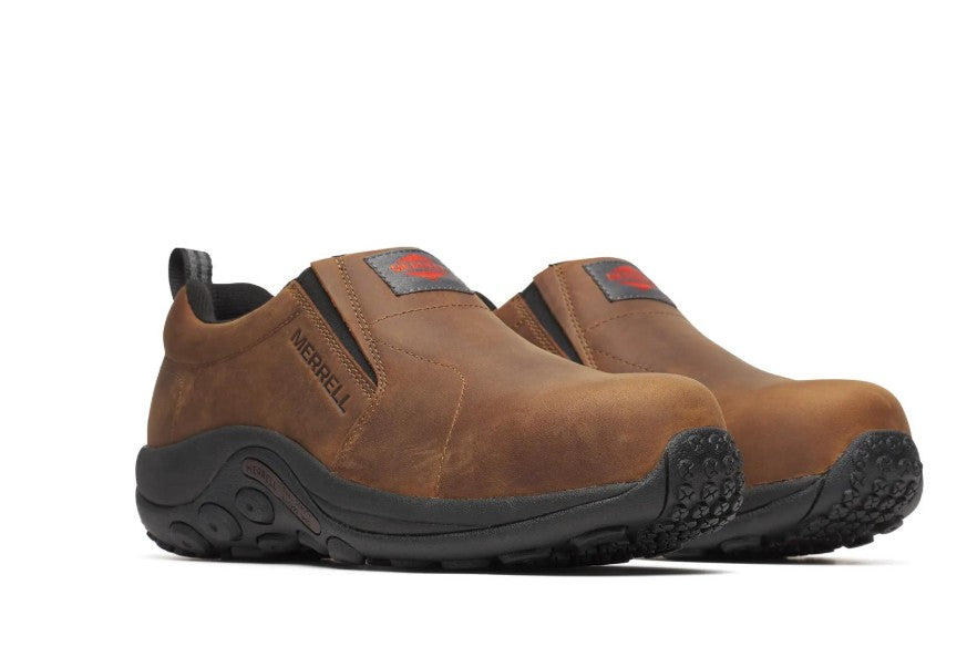 Merrell Men's Jungle Moc Leather Hi-Vis Carbon Fiber Low