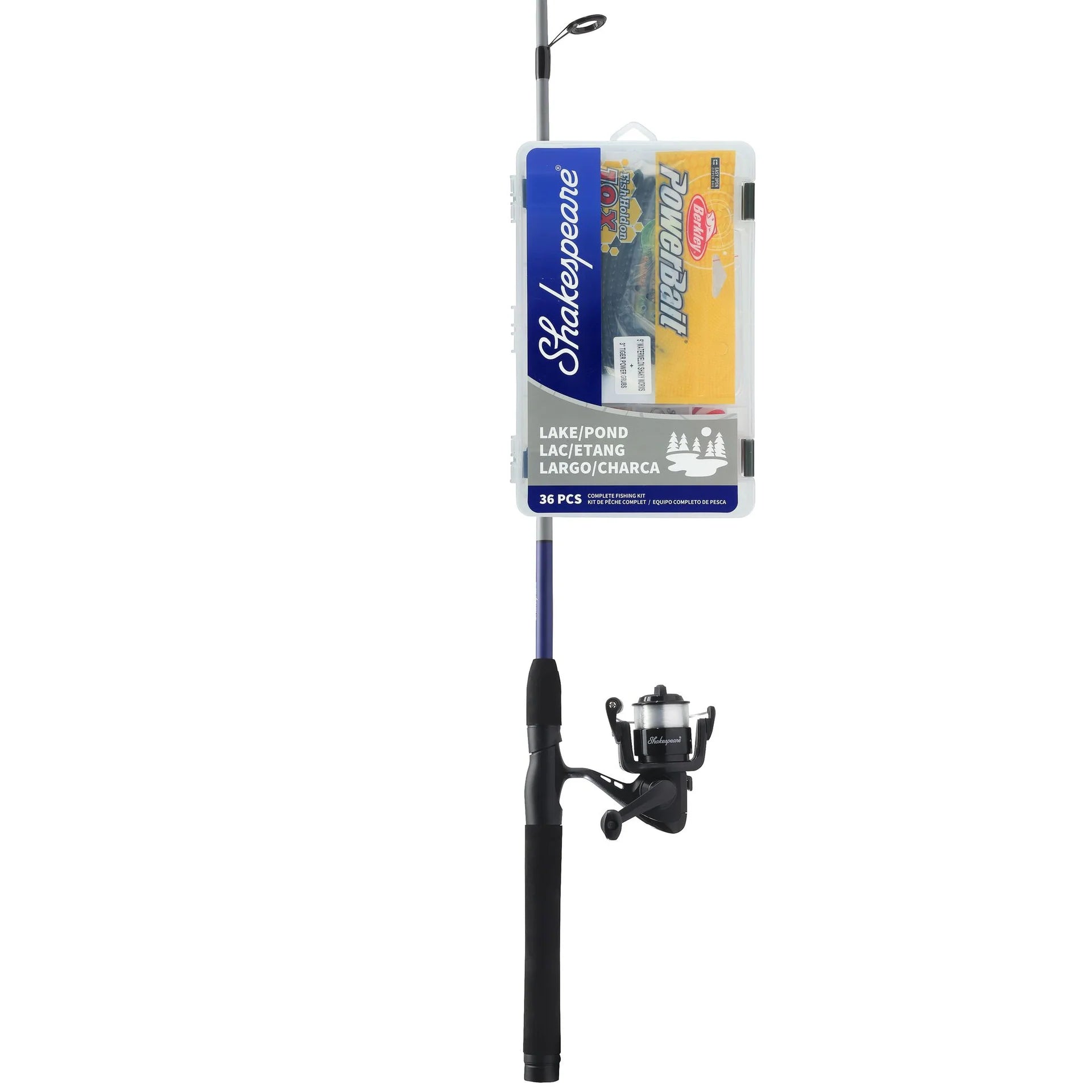 Shakespeare Spincast Catch More Fish Complete Fishing Kit