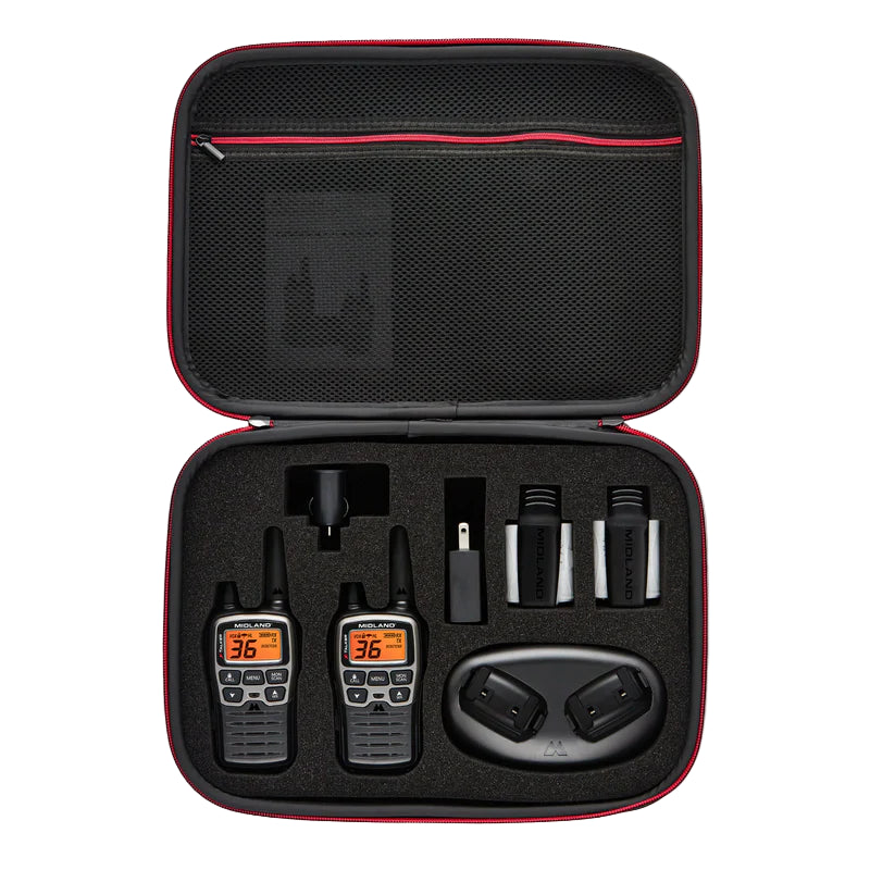 Midland T77 X-Talker® FRS Walkie Talkie Bundle with Case