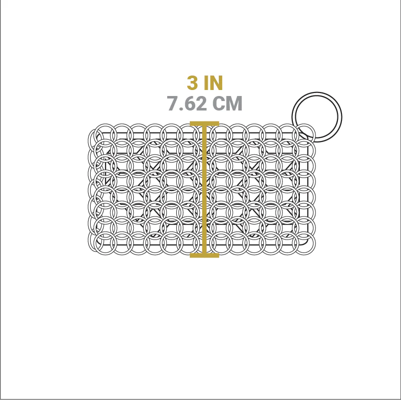 Lodge Red Chainmail Scrubbing Pad