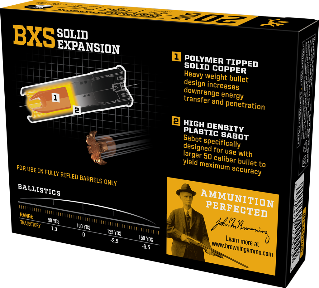 Browning BXS Slug - 20GA - 2 3/4''