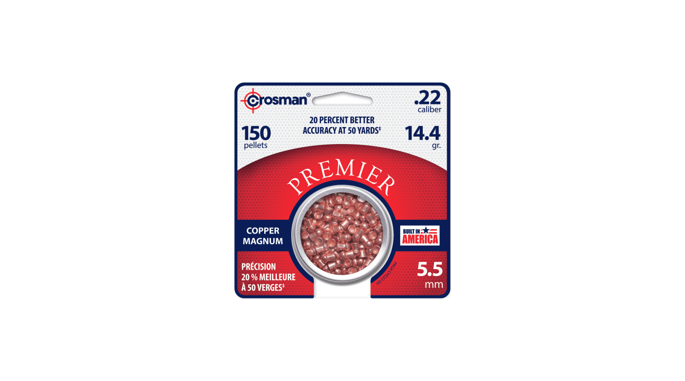 Crosman Copper Magnum Domed Pellet .22 / 14.4Gr