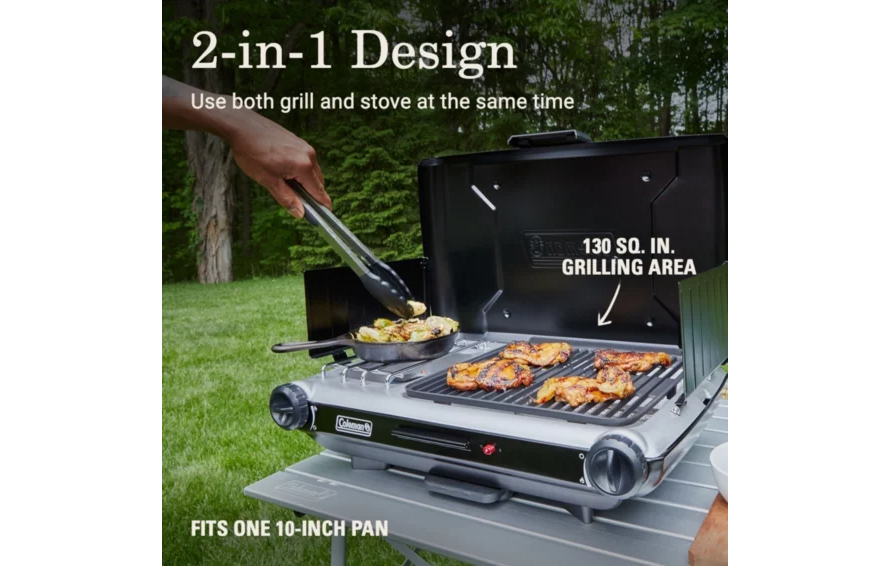 Coleman Classic 2-in-1 Camping Grill / Stove