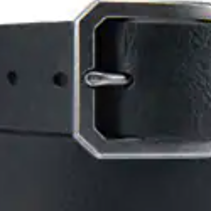 Carhartt Mens Black Leather Saddle Belt
