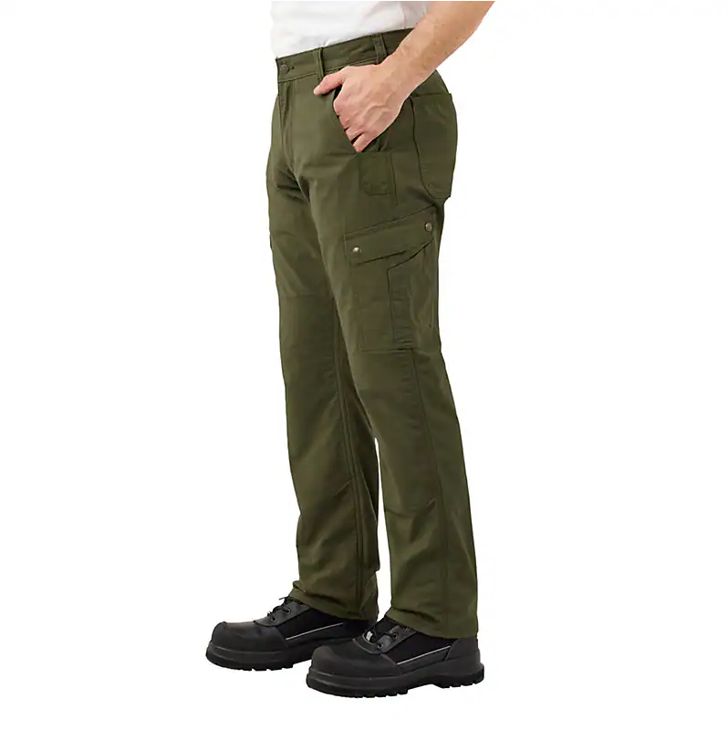 Carhartt Rugged Flex Relaxed Fit Ripstop Cargo Fleece Lined Pants- Mens