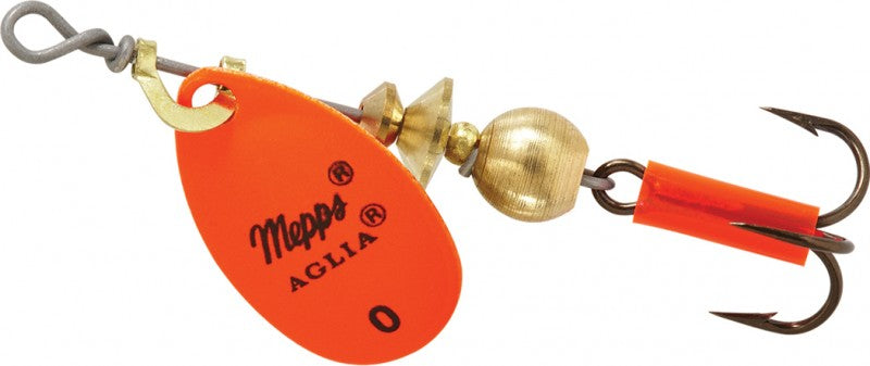 Mepps Aglia - Plain Trebel & Single Hook
