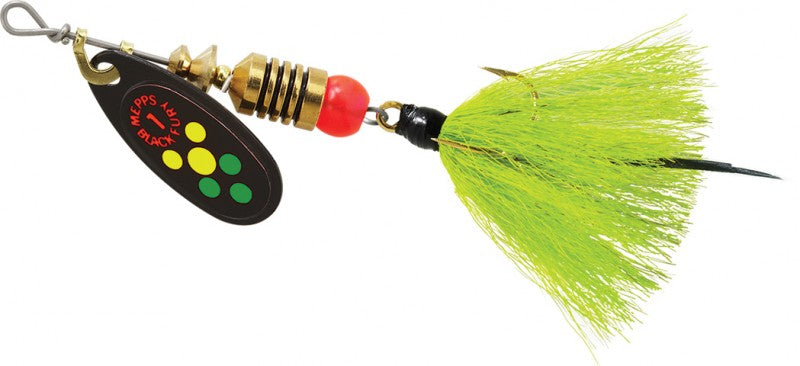 Mepps Black Fury - Dressed Treble