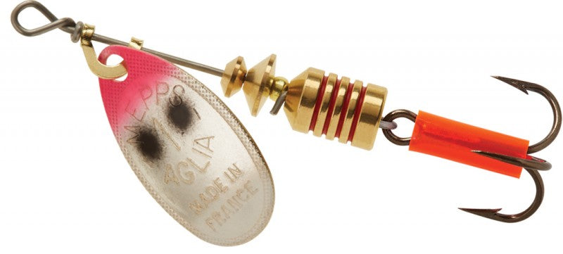 Mepps Aglia - Plain Trebel & Single Hook