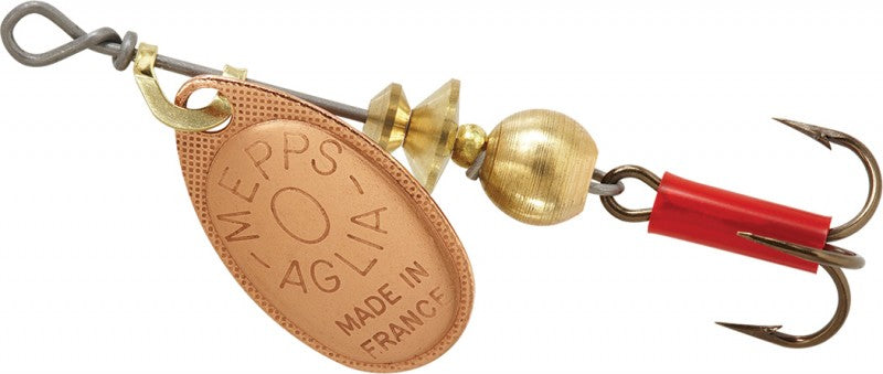 Mepps Aglia - Plain Trebel & Single Hook