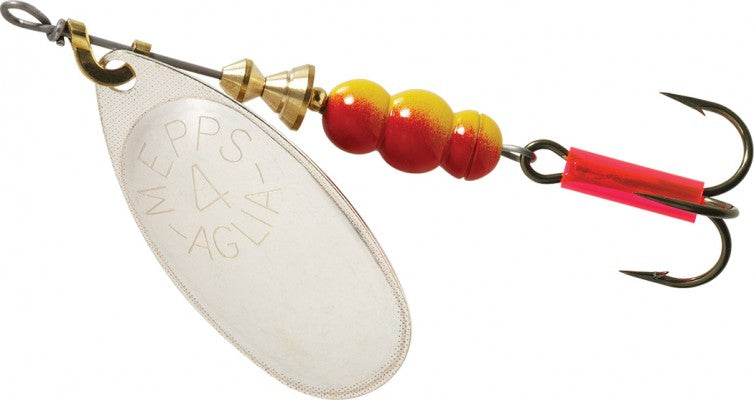 Mepps Aglia - Plain Trebel & Single Hook