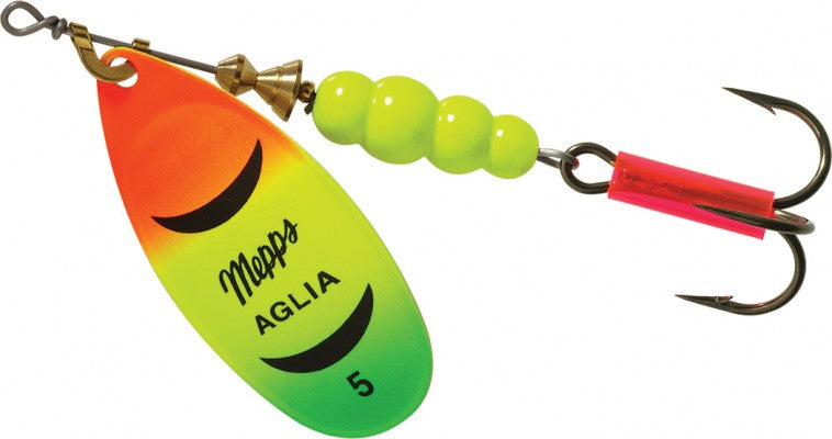 Mepps Aglia - Plain Trebel & Single Hook