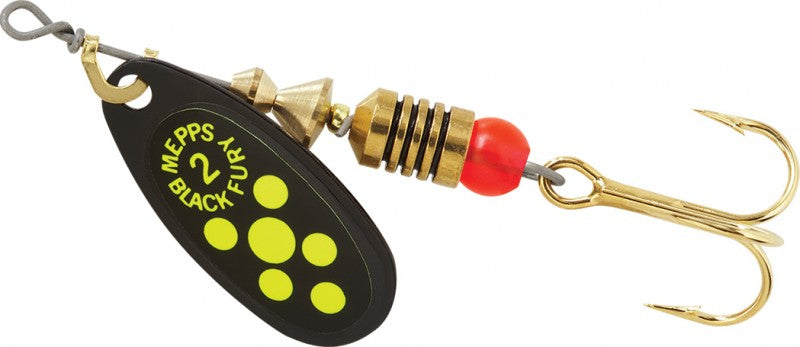 Mepps Black Fury - Plain Treble