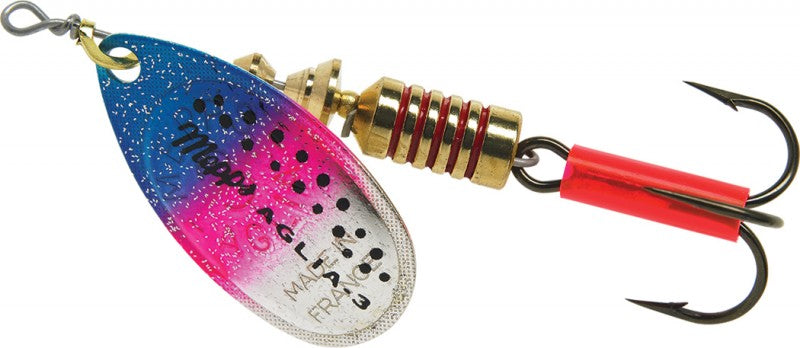 Mepps Aglia - Plain Trebel & Single Hook