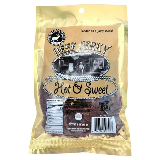 Pearson Ranch Jerky Bag, Hot Sweet Beef
