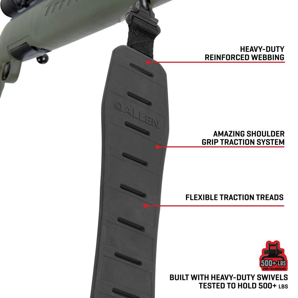 Allen Company KLNG Molded Rubber Sling - Midnight Gray