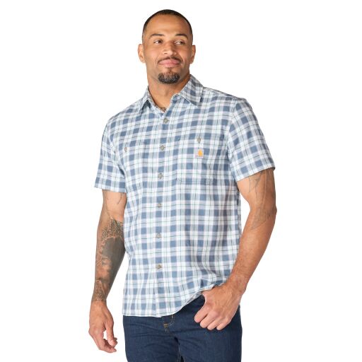 Carhartt Bozeman Relaxed Short Sleeve Plaid - Tall - Mens