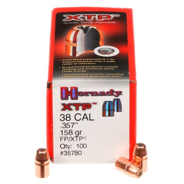 Hornady FP XTP .38Cal - .357 / 158Gr