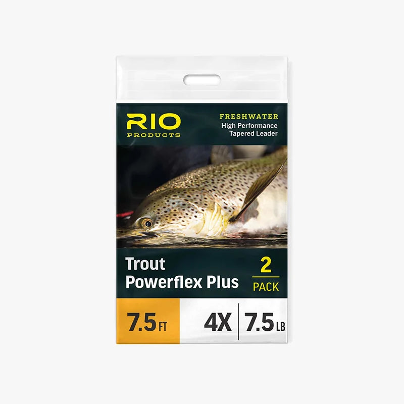 RIO Powerflex Plus Tapered Leader 2pk